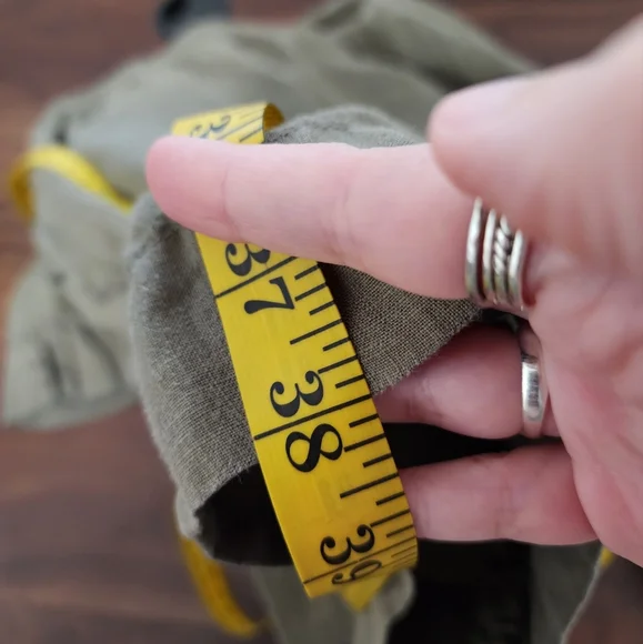 Cut Loose Lagenlook Wide Leg Sage 100% Linen Pants - Picture 10 of 11